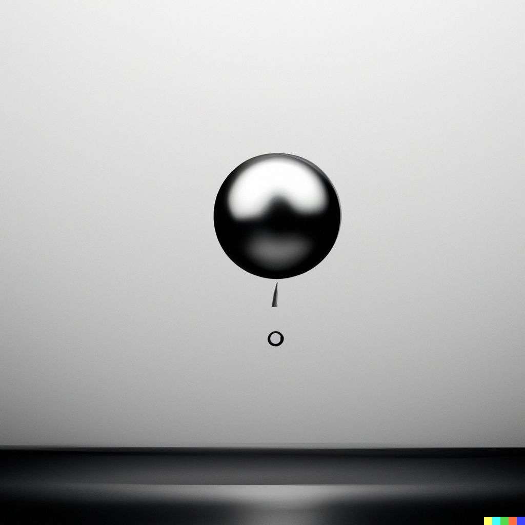 the discovery of gravity, digital art, depth effects